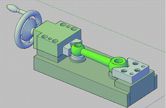 夾具結(jié)構(gòu)3D圖 夾具圖