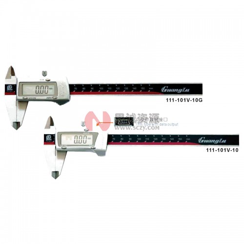 桂林廣陸3V鋰電池?cái)?shù)顯卡尺111-101V-10G/111-101V-10